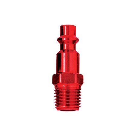 Pinpoint 0.25 in. Male Tru-Flate Tru-Match Aluminum I & M Style Plug, 10PK PI1679349